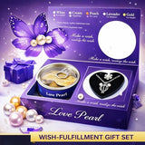 Wish Pearl Necklace Set | Best Gift for Valentine | Love Pearl | DIY Necklace Kit | Gifts For Girls/Women Valentine Gifts for Girlfriend Romantic for Her on Birthday
